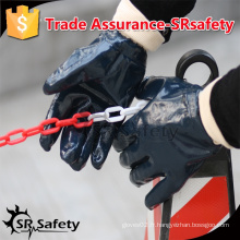 SRSAFETY Doublure en jersey, gants à usage intensif, nitrure importé à trois immersions, poitrine tricotée / gant recouvert de nitrile